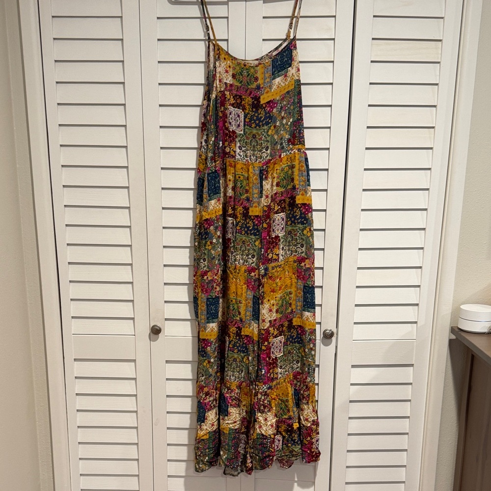 NATURAL LIFE Multicolor Patchwork Jumpsuit